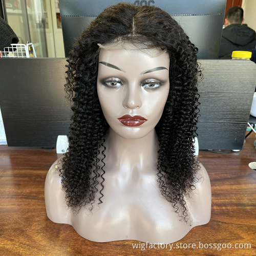 Wholesale curly closure wig, remy brazilian wig 5x5 lace closure human hair wig, cuticle aligned 100 human lace wig